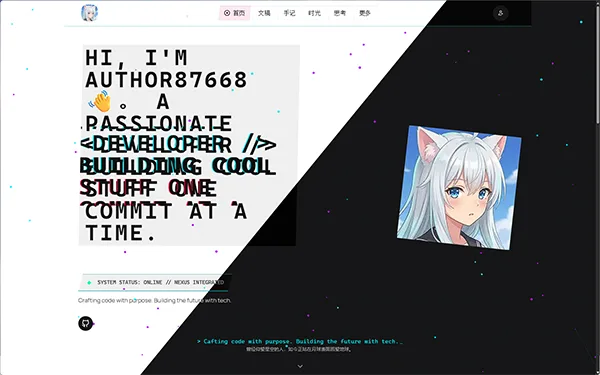 Cyber 首页预览